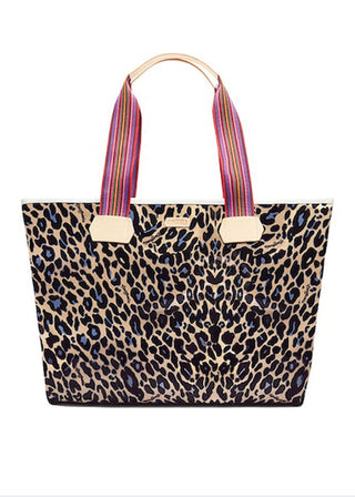 Zipper Tote, Blue Jag by Consuela