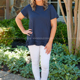 Electric Skyline Top - Navy* LAST ONES FINAL SALE *