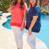 Electric Skyline Top - Navy* LAST ONES FINAL SALE *