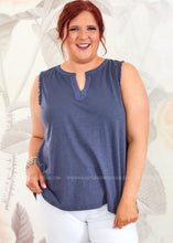 Load image into Gallery viewer, Shelby Tank - Navy  - FINAL SALE CLEARANCE
