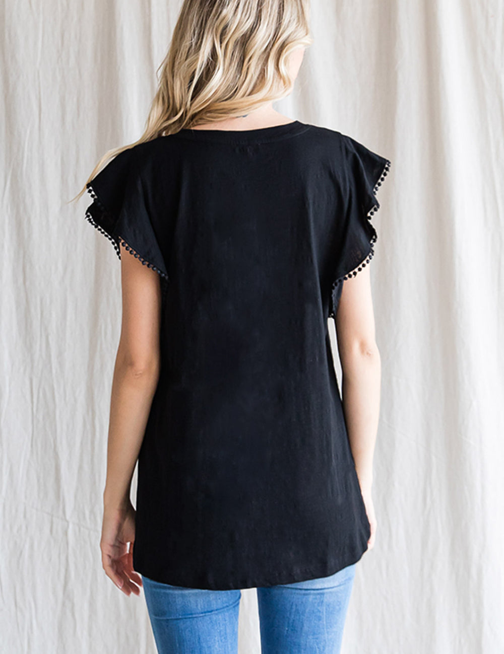 For the Frill of It Top - 2 Colors* LAST ONES FINAL SALE *