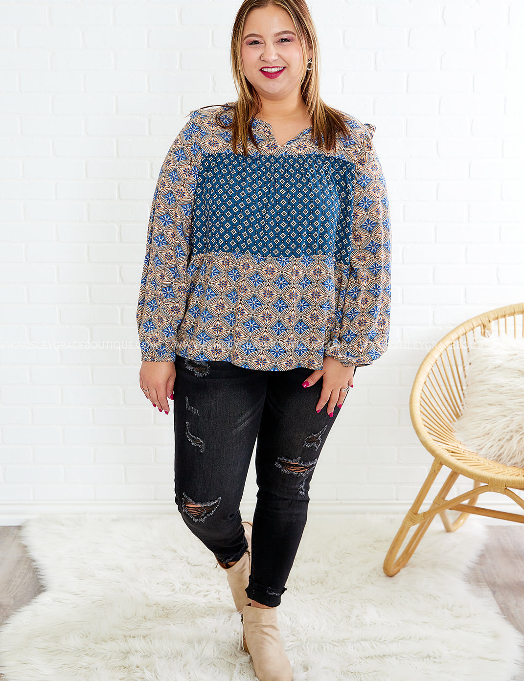Sunset Cove Vacation Top - LAST ONES FINAL SALE