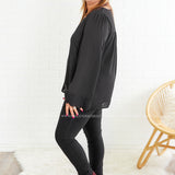 Go For Glam Top - Black - LAST ONES FINAL SALE