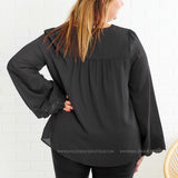 Go For Glam Top - Black - LAST ONES FINAL SALE