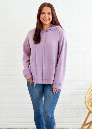 One Good Reason Hoodie - Lavender - FINAL SALE