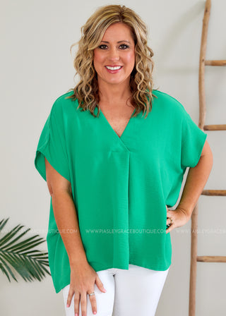 Sandi Top - Green - LAST ONE FINAL SALE