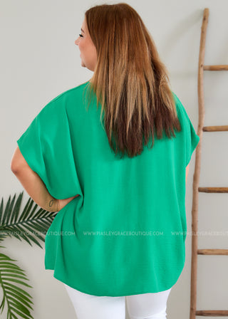 Sandi Top - Green - LAST ONE FINAL SALE