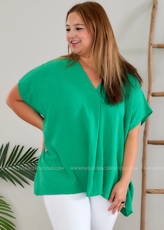 Sandi Top - Green - LAST ONE FINAL SALE