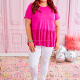Shelby Top - Hot Pink* LAST ONES FINAL SALE *
