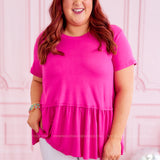 Shelby Top - Hot Pink* LAST ONES FINAL SALE *