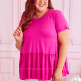 Shelby Top - Hot Pink* LAST ONES FINAL SALE *