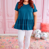 Shelby Top - Teal* LAST ONES FINAL SALE *