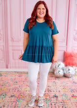 Load image into Gallery viewer, Shelby Top - Teal - FINAL SALE
