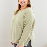 Nature Walk Path Top - Green - LAST ONES FINAL SALE