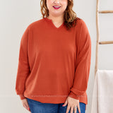 Nature Walk Path Top - Rust* LAST ONES FINAL SALE *