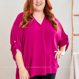Monique Top - Raspberry - LAST ONES FINAL SALE