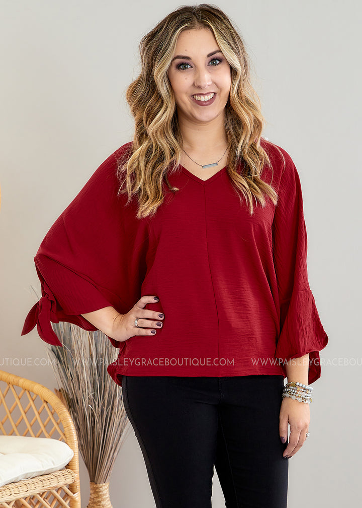 An Afternoon Out Top - Ruby - FINAL SALE