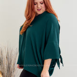 An Afternoon Out Top - Hunter Green - LAST ONES FINAL SALE