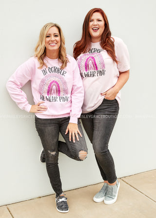 We Wear Pink - Tee & Sweatshirt - FINAL SALE