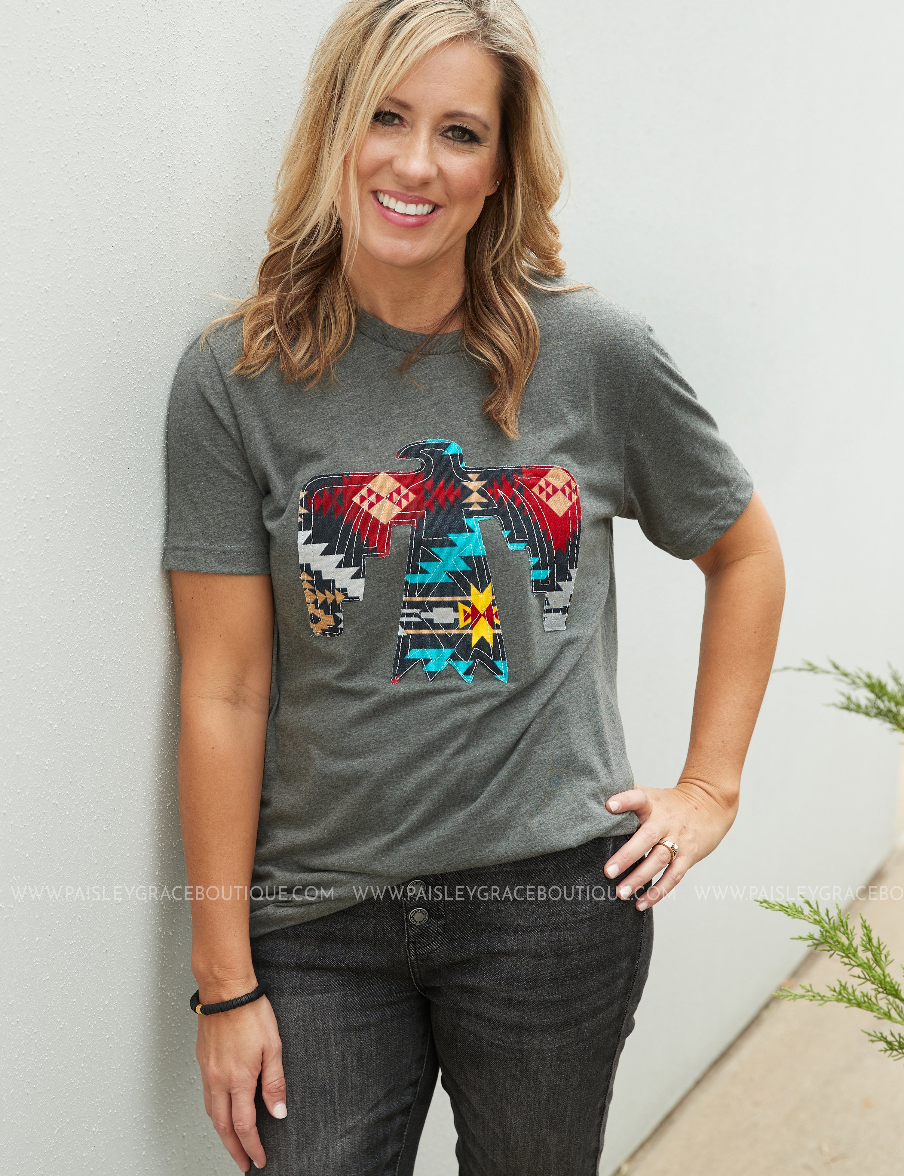 Phoenix Appliqued Tee - LAST ONES FINAL SALE