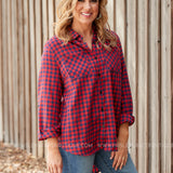 Wrapped in Warmth Top- RED* FINAL SALE *