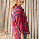 Wrapped in Warmth Top- RED* FINAL SALE *