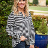 Just My Stripe Top - LAST ONES FINAL SALE