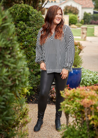 Just My Stripe Top  - FINAL SALE