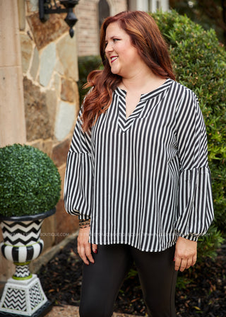 Just My Stripe Top  - FINAL SALE