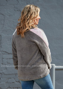 Sugar Plum Fleece Pullover  - FINAL SALE