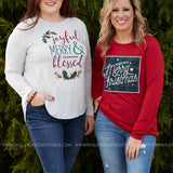 We Wish You a Merry Christmas Top* LAST ONES FINAL SALE ** LAST ONES FINAL SALE *