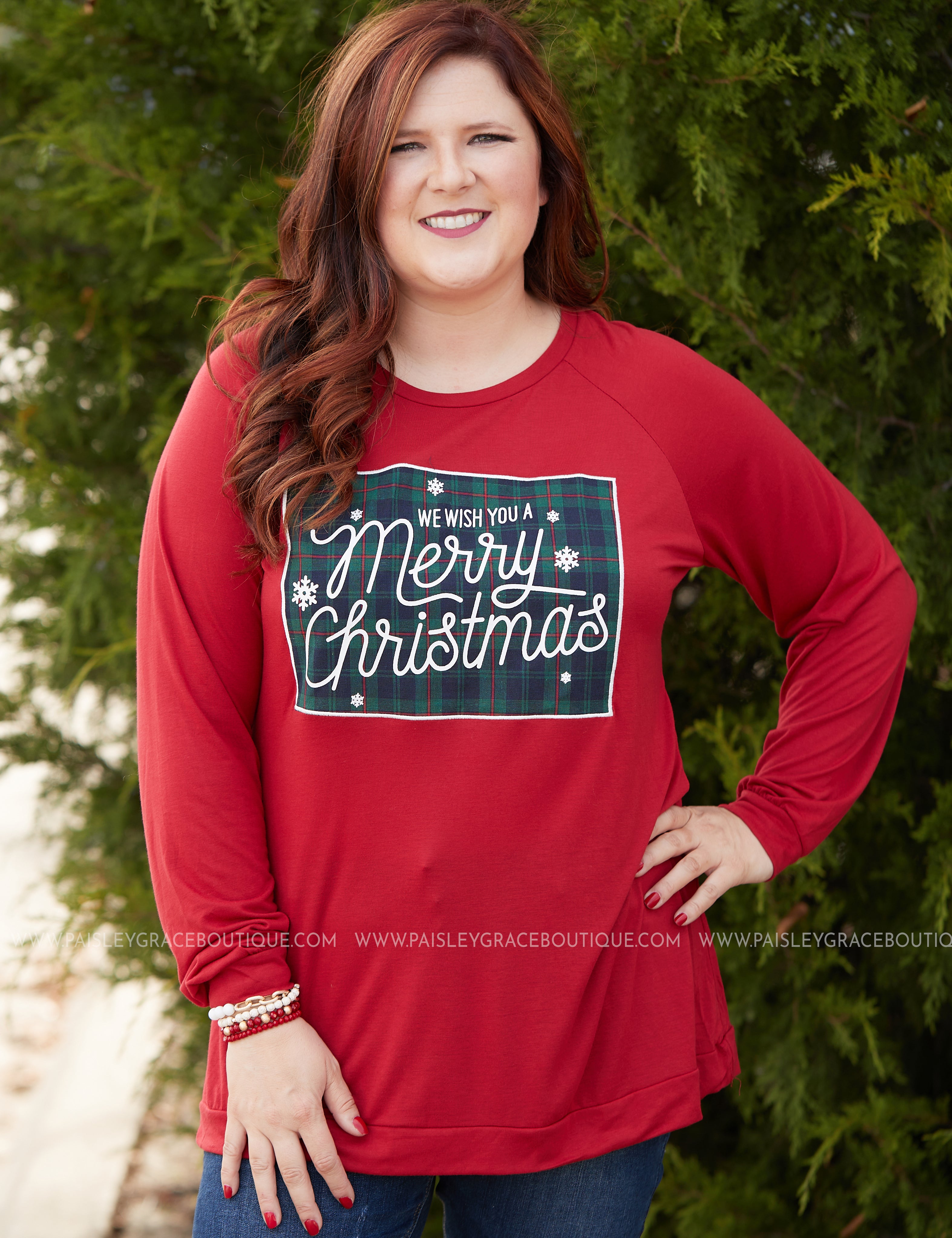We Wish You a Merry Christmas Top* LAST ONES FINAL SALE ** LAST ONES FINAL SALE *