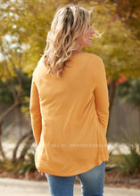 Load image into Gallery viewer, Annabeth Top- MUSTARD  - LAST ONES FINAL SALE

