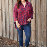 Wrapped in Warmth Top- RED* FINAL SALE *