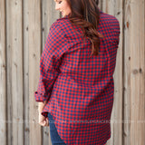 Wrapped in Warmth Top- RED* FINAL SALE *