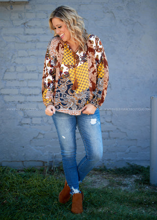 FALL-ing in Love Top - LAST ONES FINAL SALE