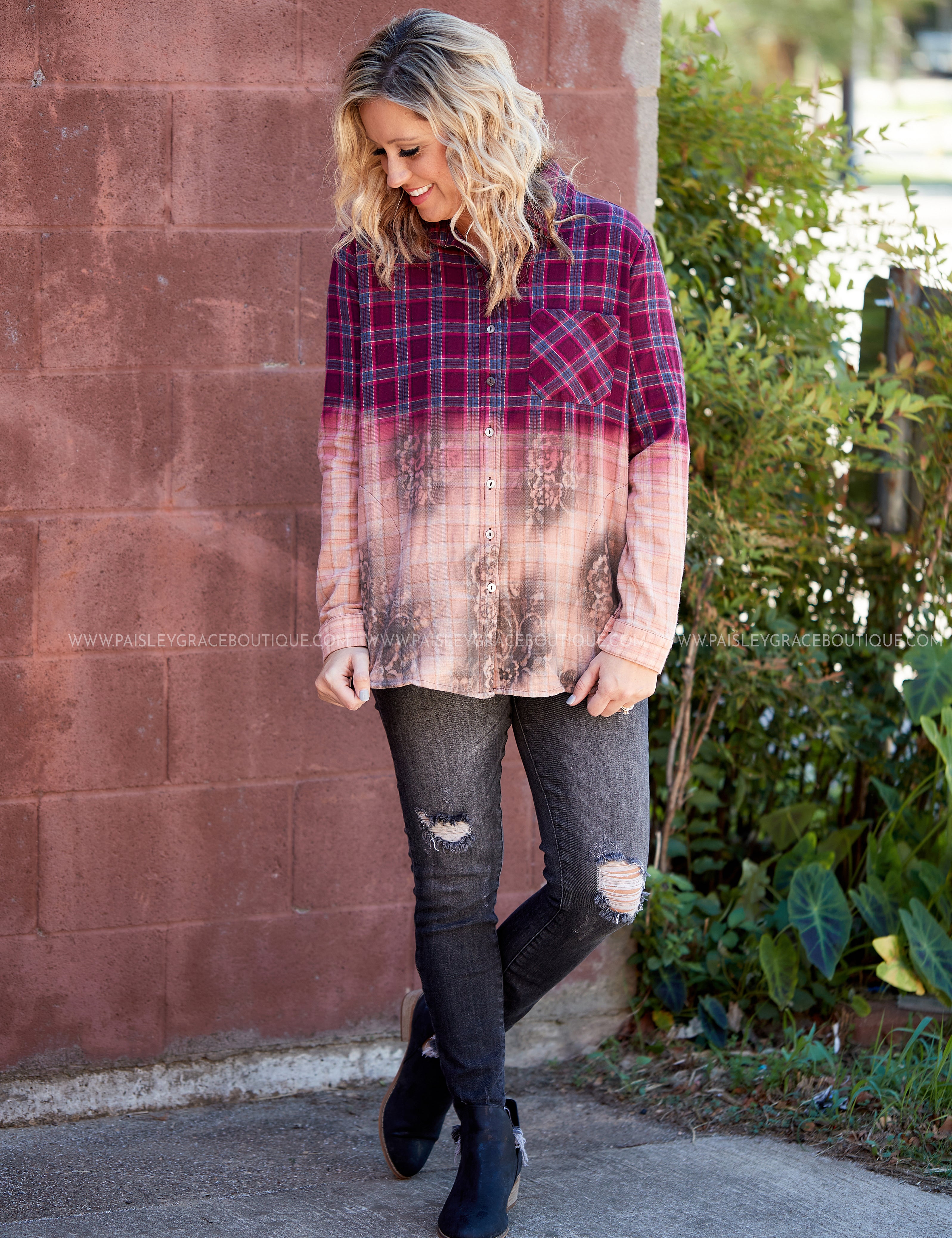 Braylee Flannel* FINAL SALE *