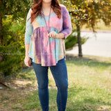 Watercolor Skies Top* LAST ONES FINAL SALE *