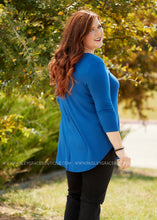Load image into Gallery viewer, The Haven Top- ROYAL  - FINAL SALE CLEARANCE
