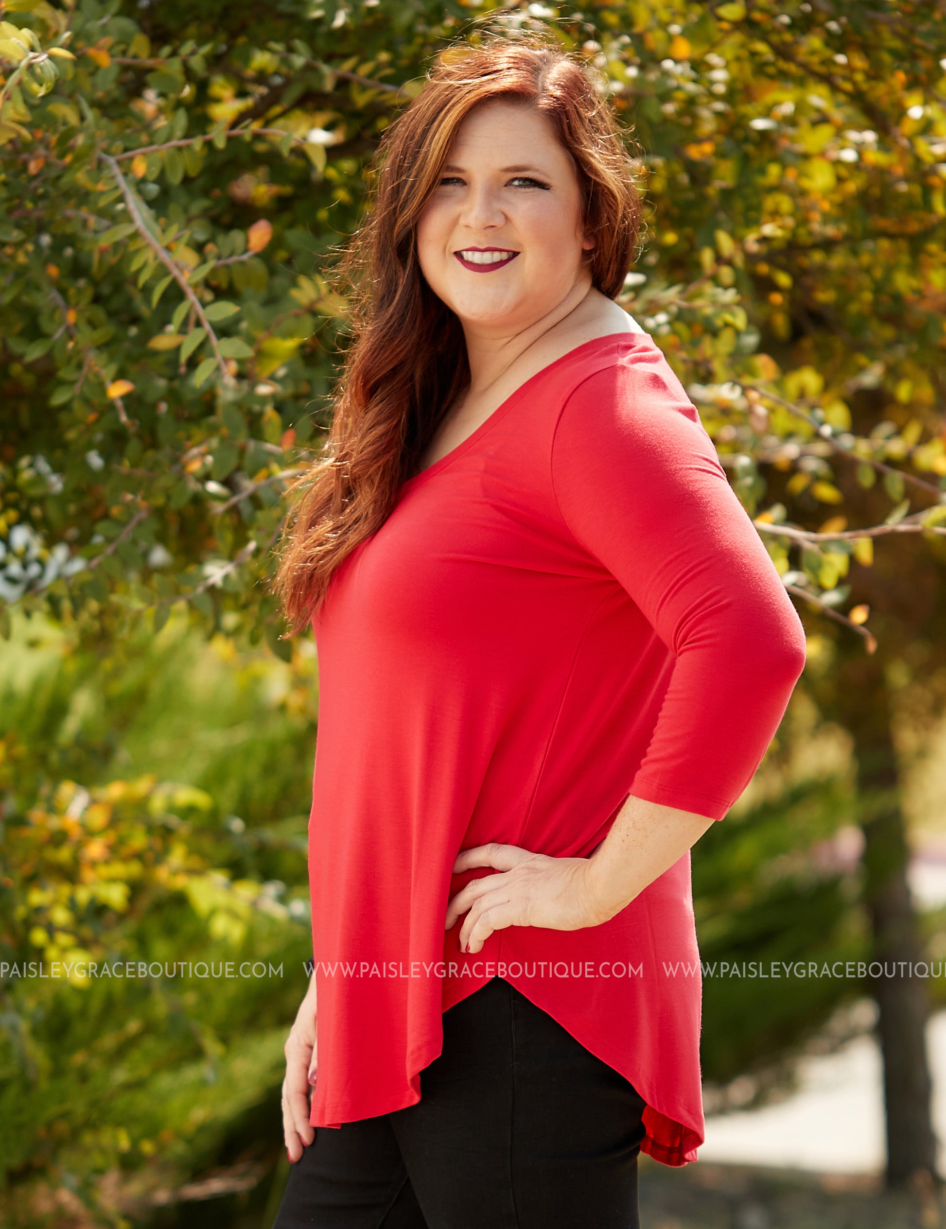 The Haven Top- RED - LAST ONES FINAL SALE
