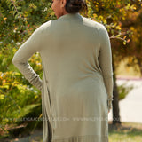 Emmaline Snap Cardigan- OLIVE - LAST ONES LAST ONES FINAL SALE