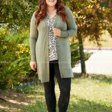 Emmaline Snap Cardigan- OLIVE - LAST ONES LAST ONES FINAL SALE