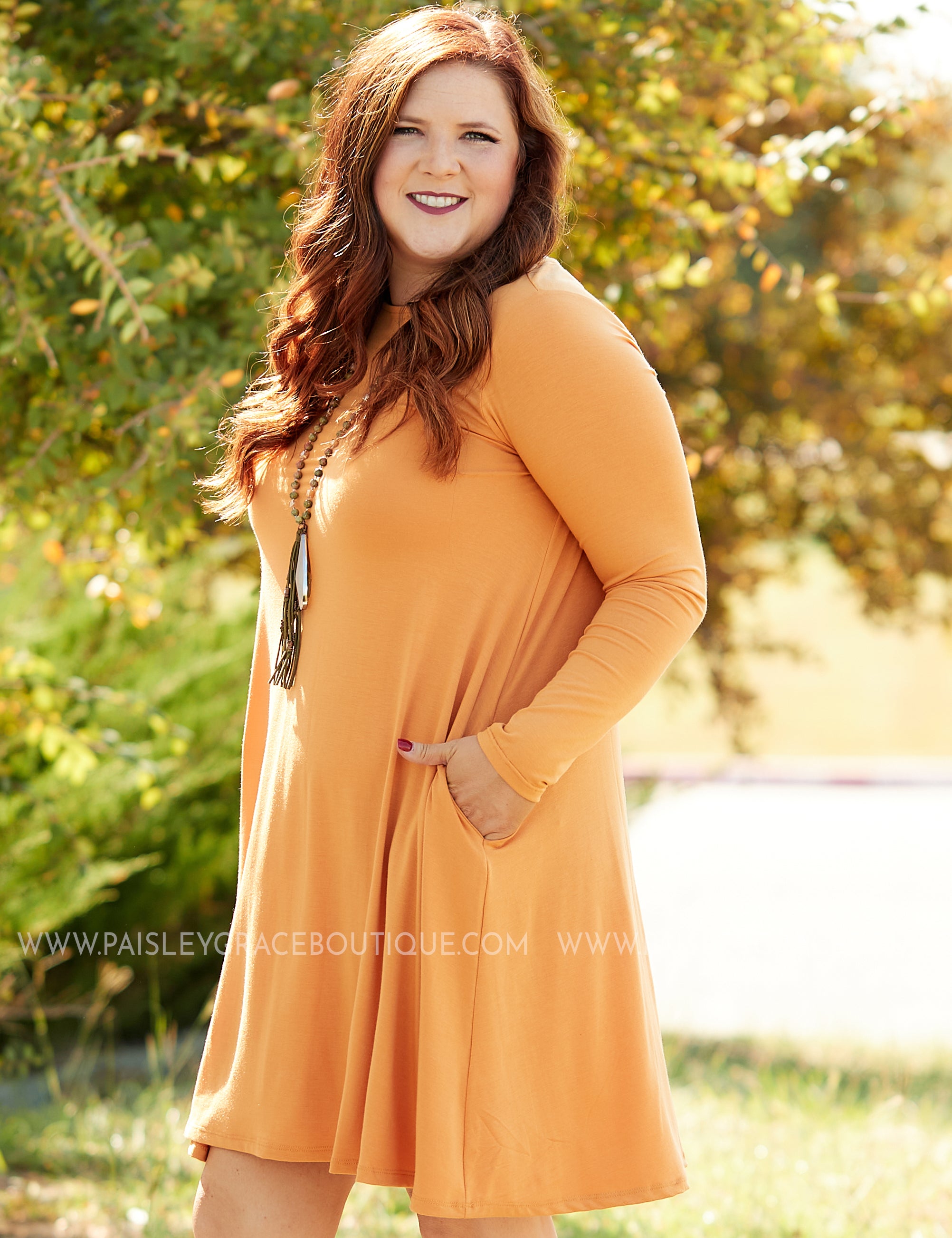 Addison Dress- MUSTARD* FINAL SALE *