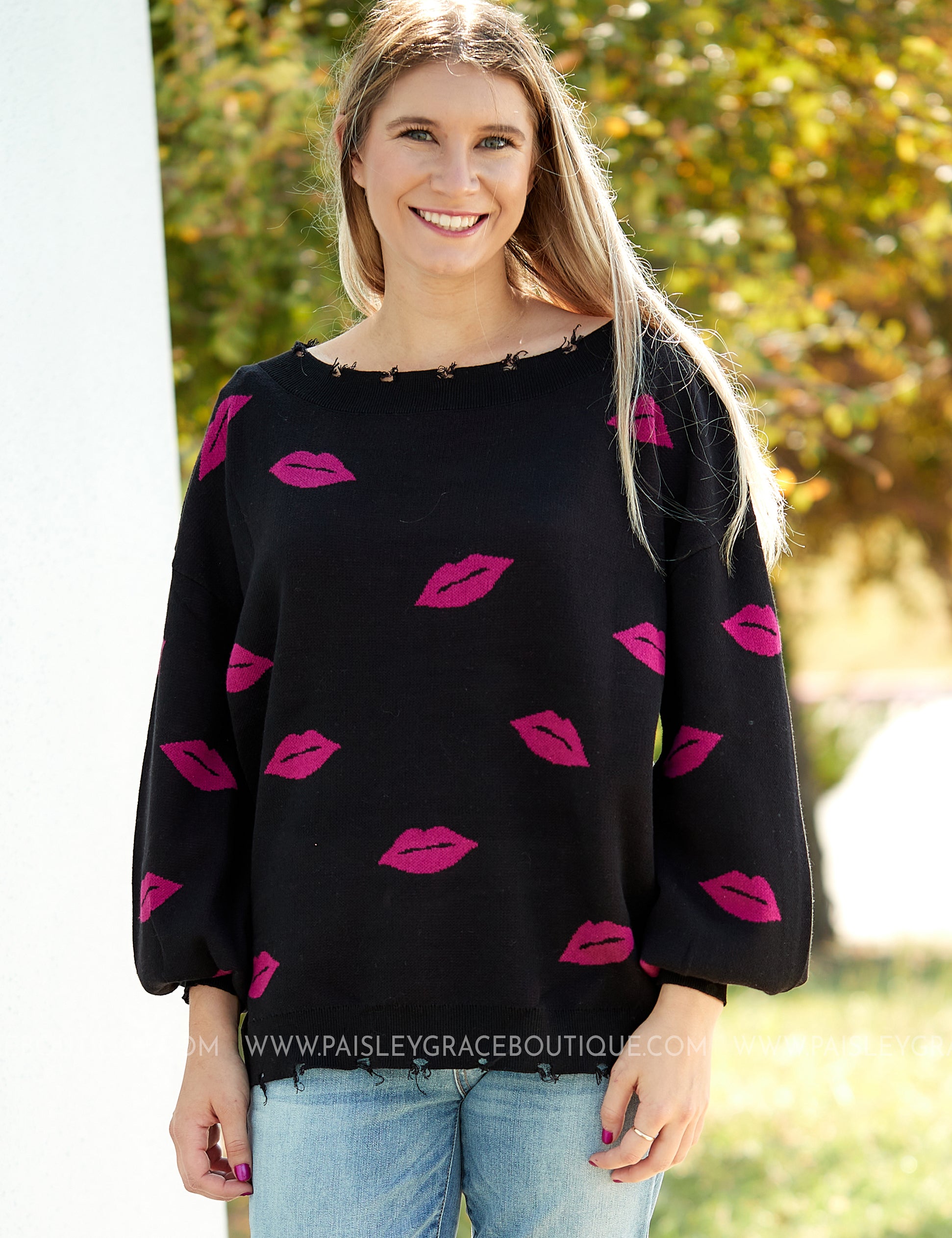 Kiss on the Lips Sweater* LAST ONES FINAL SALE *
