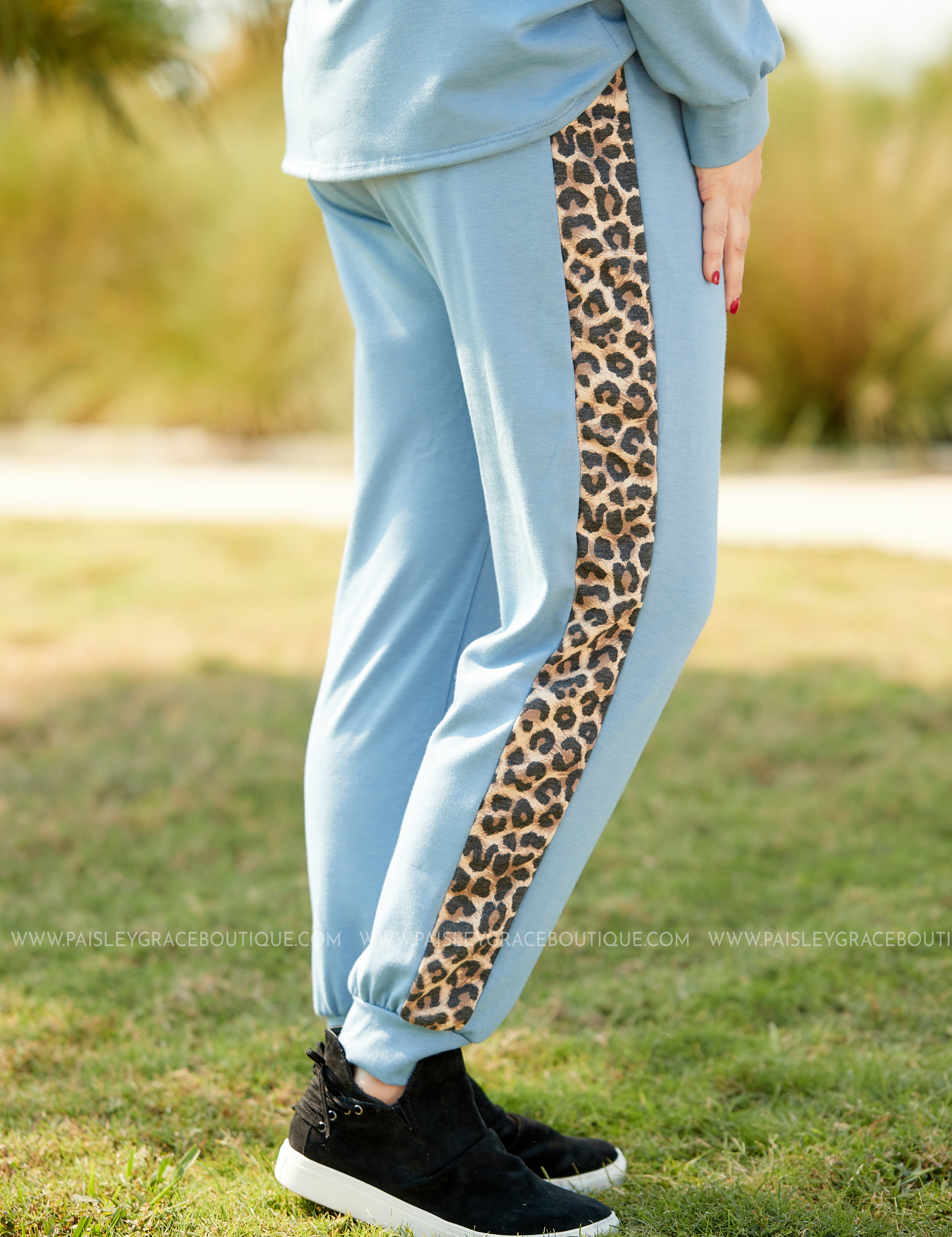 Lounging Around- BOTTOMS- BLUE* LAST ONES FINAL SALE *