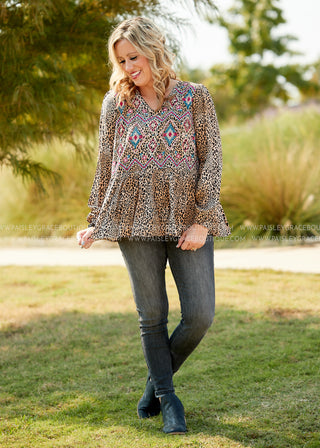 Veronica Embroidered Top  - LAST ONE FINAL SALE