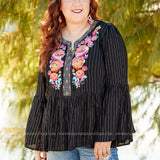 Brianna Embroidered Top STEAL - LAST ONES LAST ONES FINAL SALE