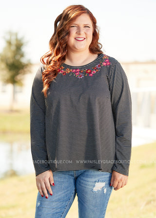 Catalina Embroidered Top - FINAL SALE STEAL