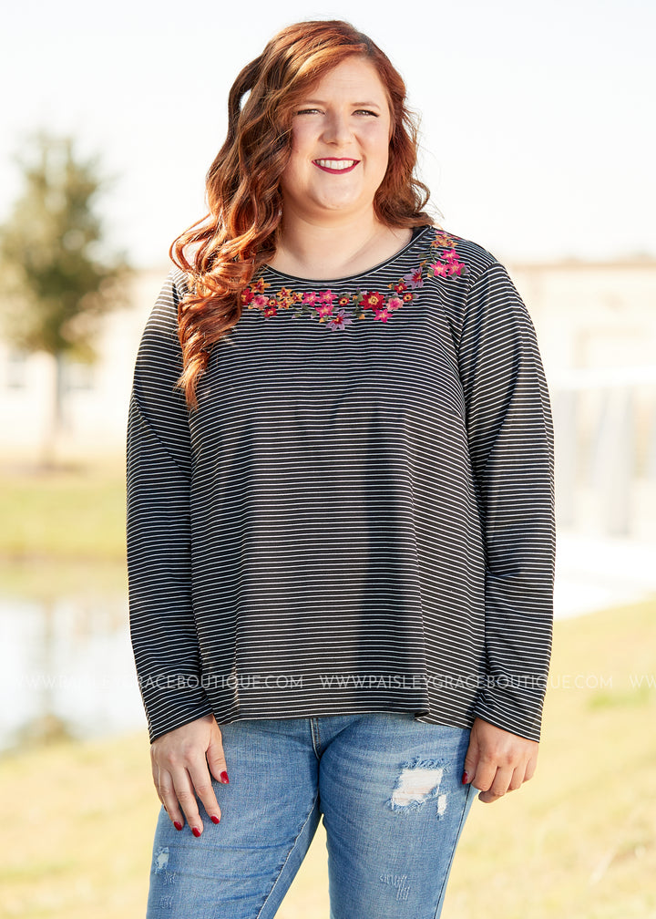 Catalina Embroidered Top - FINAL SALE STEAL CLEARANCE