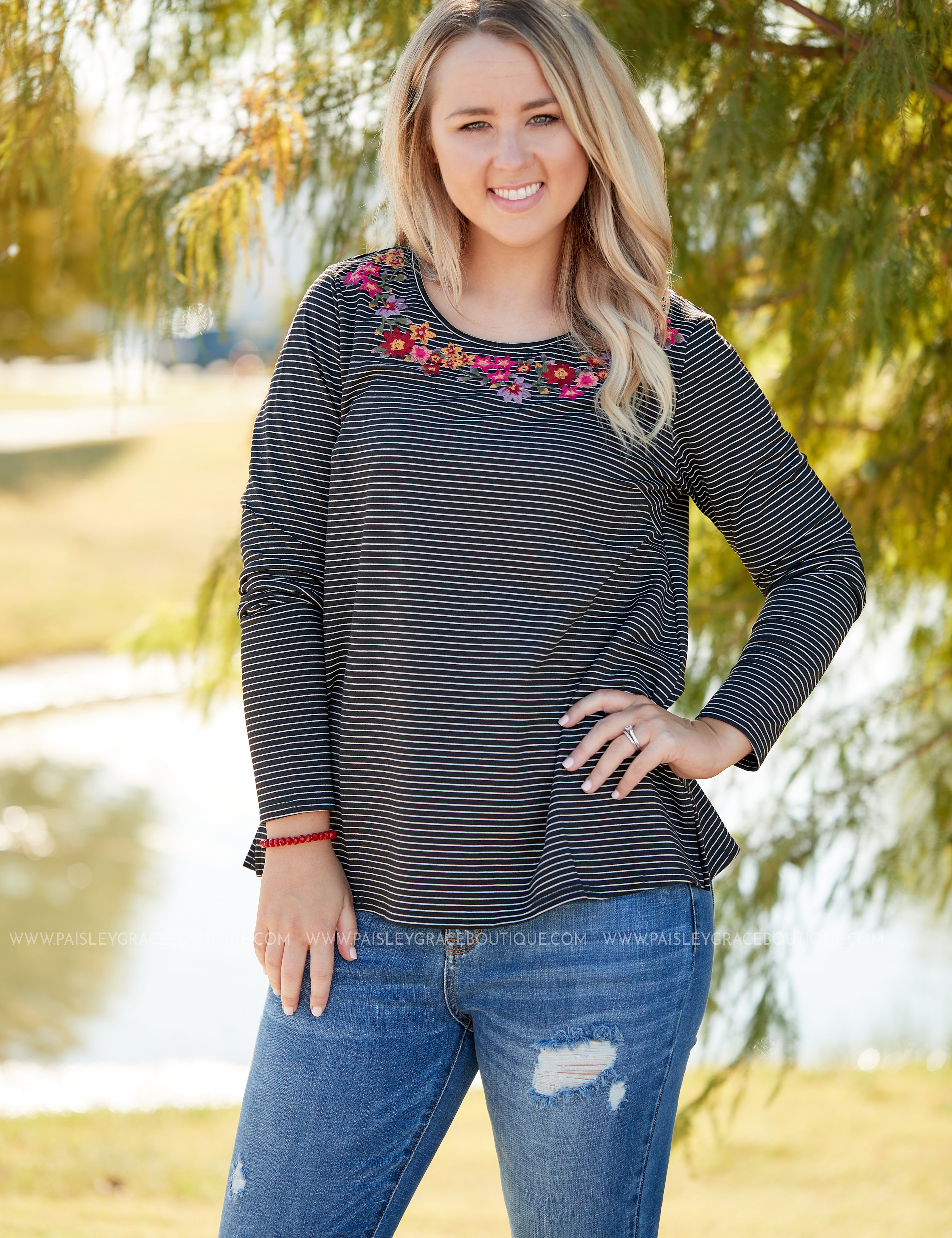 Catalina Embroidered Top STEAL - LAST ONES FINAL SALE